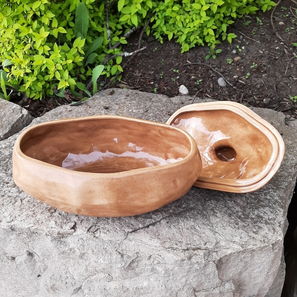 Vintage Atlantic Mold Potato Dish - Picture 2 of 3